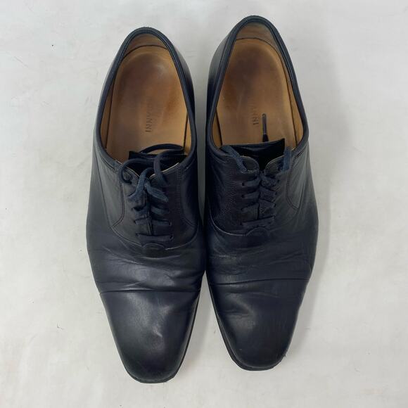 Magnanni Oxford Men\'s Black Leather Shoes Size 11 main image 4